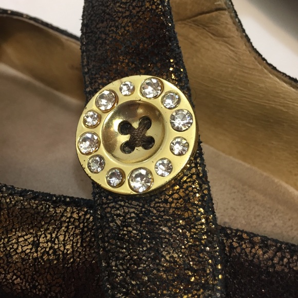 Alegria Palmona Mary Jane Metallic Shoes. 37 - Picture 6 of 8